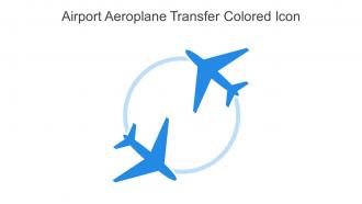 Airport Aeroplane Transfer Colored Icon In Powerpoint Pptx Png And Editable Eps Format