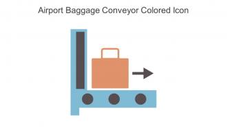 Airport Baggage Conveyor Colored Icon In Powerpoint Pptx Png And Editable Eps Format