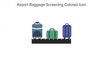 Airport Baggage Screening Colored Icon In Powerpoint Pptx Png And Editable Eps Format