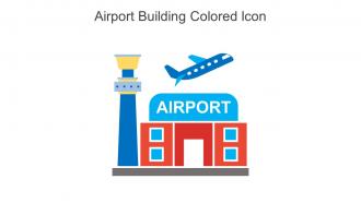 Airport Building Colored Icon In Powerpoint Pptx Png And Editable Eps Format