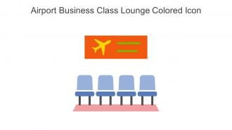 Airport Business Class Lounge Colored Icon In Powerpoint Pptx Png And Editable Eps Format
