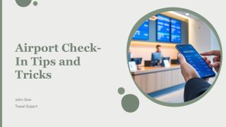 Airport Check In Tips And Tricks PPT Graphics AT