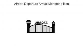 Airport Departure Arrival Monotone Icon In Powerpoint Pptx Png And Editable Eps Format