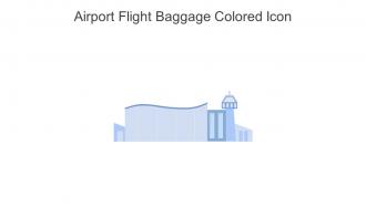 Airport Flight Baggage Colored Icon In Powerpoint Pptx Png And Editable Eps Format