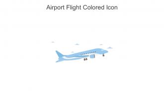 Airport Flight Colored Icon In Powerpoint Pptx Png And Editable Eps Format