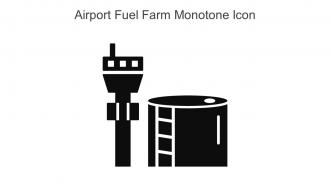 Airport Fuel Farm Monotone Icon In Powerpoint Pptx Png And Editable Eps Format