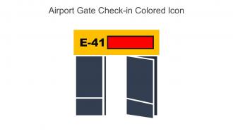Airport Gate Check In Colored Icon In Powerpoint Pptx Png And Editable Eps Format