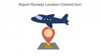 Airport Runway Location Colored Icon In Powerpoint Pptx Png And Editable Eps Format
