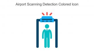 Airport Scanning Detection Colored Icon In Powerpoint Pptx Png And Editable Eps Format