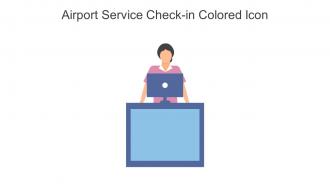 Airport Service Check In Colored Icon In Powerpoint Pptx Png And Editable Eps Format