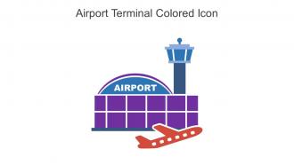 Airport Terminal Colored Icon In Powerpoint Pptx Png And Editable Eps Format