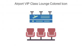 Airport VIP Class Lounge Colored Icon In Powerpoint Pptx Png And Editable Eps Format
