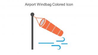 Airport Windbag Colored Icon In Powerpoint Pptx Png And Editable Eps Format
