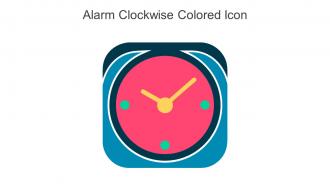 Alarm Clockwise Colored Icon In Powerpoint Pptx Png And Editable Eps Format