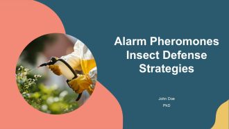 Alarm Pheromones Insect Defense Strategies PPT PowerPoint AT