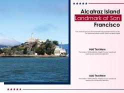 Alcatraz island landmark at san francisco powerpoint template