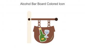 Alcohol Bar Board Colored Icon In Powerpoint Pptx Png And Editable Eps Format