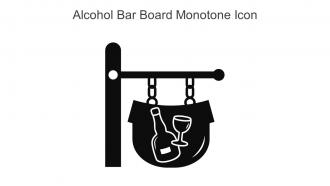 Alcohol Bar Board Monotone Icon In Powerpoint Pptx Png And Editable Eps Format