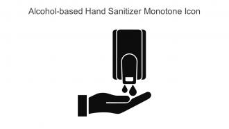 Alcohol Based Hand Sanitizer Monotone Icon In Powerpoint Pptx Png And Editable Eps Format