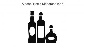 Alcohol Bottle Monotone Icon In Powerpoint Pptx Png And Editable Eps Format