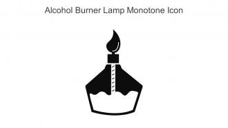 Alcohol Burner Lamp Monotone Icon In Powerpoint Pptx Png And Editable Eps Format