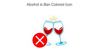 Alcohol Is Ban Colored Icon In Powerpoint Pptx Png And Editable Eps Format