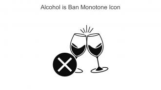 Alcohol Is Ban Monotone Icon In Powerpoint Pptx Png And Editable Eps Format