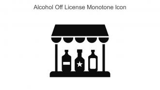 Alcohol Off License Monotone Icon In Powerpoint Pptx Png And Editable Eps Format