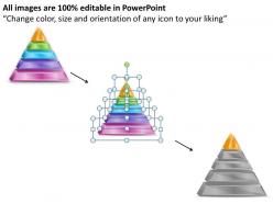 60675676 style layered pyramid 5 piece powerpoint template diagram graphic slide