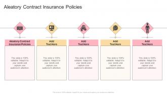 Aleatory Contract Insurance Policies In Powerpoint And Google Slides Cpb