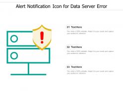 Alert Notification Icon For Data Server Error
