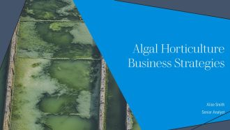 Algal Horticulture Business Strategies PPT Summary AT