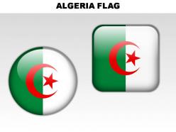Algeria country powerpoint flags