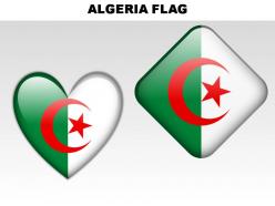 Algeria country powerpoint flags