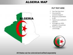 Algeria country powerpoint maps