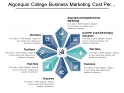 Algonquin college business marketing cost per lead advertising solutions cpb