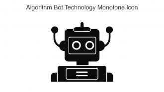 Algorithm Bot Technology Monotone Icon In Powerpoint Pptx Png And Editable Eps Format