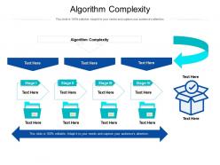 Algorithm complexity ppt powerpoint presentation portfolio file formats cpb