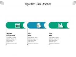 Algorithm data structure ppt powerpoint presentation pictures inspiration cpb