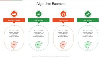 Algorithm Example In Powerpoint And Google Slides Cpb
