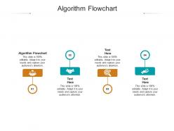 Algorithm flowchart ppt powerpoint presentation professional rules cpb