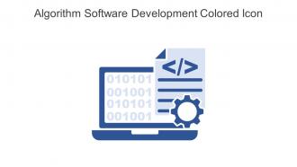 Algorithm Software Development Colored Icon In Powerpoint Pptx Png And Editable Eps Format