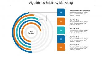 Algorithmic efficiency marketing ppt powerpoint presentation layouts show cpb