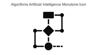 Algorithms Artificial Intelligence Monotone Icon In Powerpoint Pptx Png And Editable Eps Format