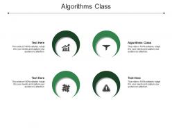 Algorithms class ppt powerpoint presentation summary graphics template cpb