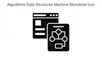 Algorithms Data Structures Machine Monotone Icon In Powerpoint Pptx Png ...