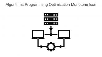 Algorithms Programming Optimization Monotone Icon In Powerpoint Pptx Png And Editable Eps Format