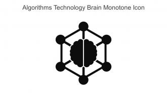 Algorithms Technology Brain Monotone Icon In Powerpoint Pptx Png And Editable Eps Format