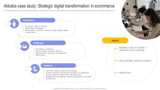 Alibaba Case Study Strategic Digital Transformation Digital Transformation In E Commerce DT SS