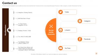 Alibaba Company Profile Powerpoint Presentation Slides CP CD Template Impactful